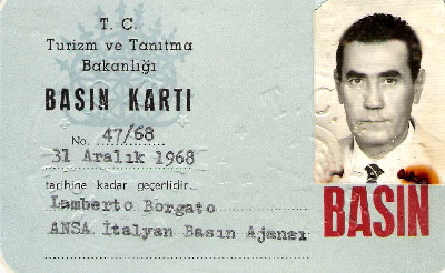 1968 - Turchia - Lmberto Borgato