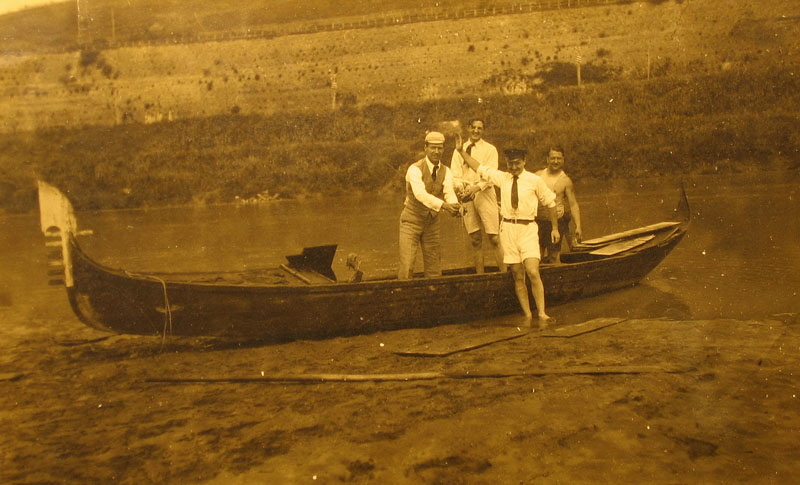 Giovanni e Peppino Zitelli Aniene e tevere remo2