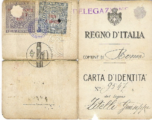 Giuseppe Zitelli Carta d'identit?2