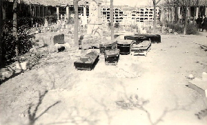 Cementerio bombardeado