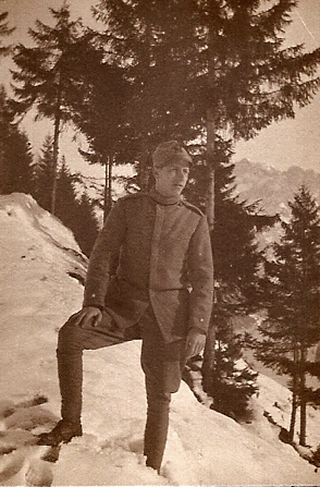 Giuseppe Rappagliosi tra la neve (2)