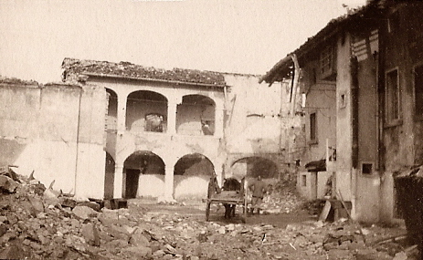 Monfalcone - Casa distrutta