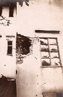 Sezione di Sanit colpita da granata da 152