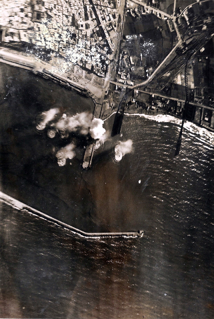 Bombardamento dell'Incrociatore James I - Bombe mina da kg 100 - 1a Serie