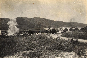 I_ponti_di_Gorizia_sotto_il_tiro_dell'Artiglieria_nemica_9_agosto_1916