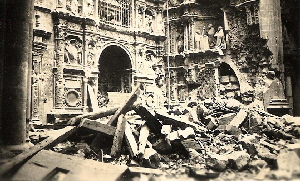 Iglesia bombardeada