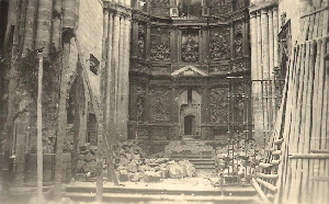 Iglesia bombardeada