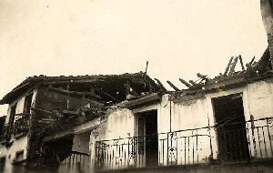 Pueblo bombardeado