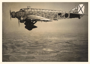 Bombardeo Savoia Marchetti SM.81A Pipistrello