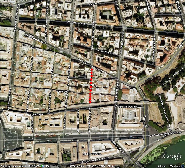 Via dei Tre Pupazzi - Borgo