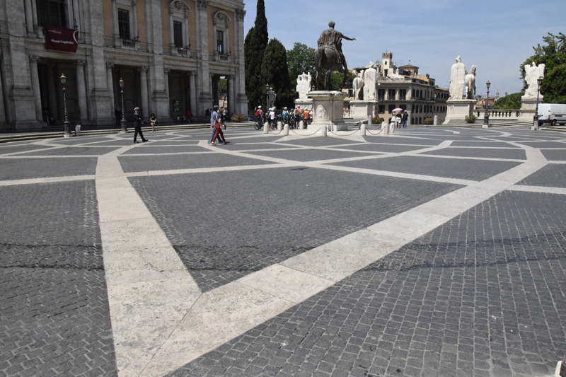 Campidoglio-Pavimentazione