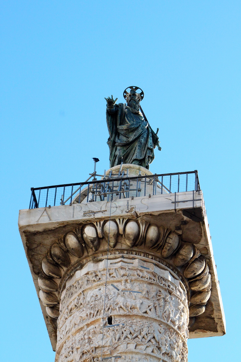 Piazza_Colonna-Colonna_Antonina-Statua_di_S_Paolo (4)