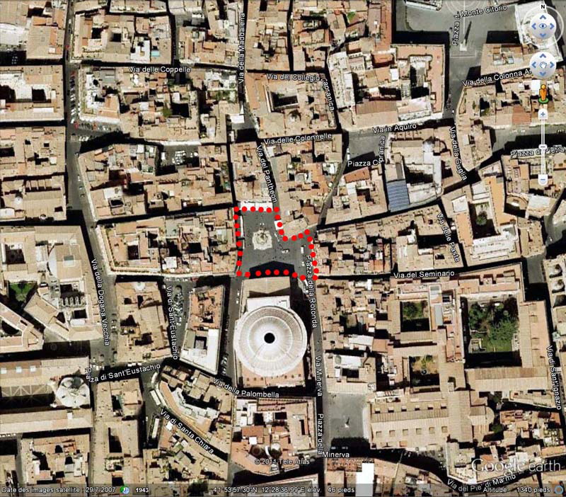 Piazza del Pantheon - Colonna