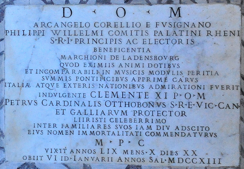 Piazza_della_Rotonda-Pantheon-Lapide_di_Arcangelo_Corelli-1713
