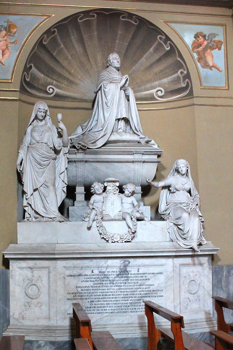 Piazza_di_S_Lorenzo_in_Lucina-Chiesa_omonima-Lapide_del_card_Gabriele_della_Genga_Sermattei-1861
