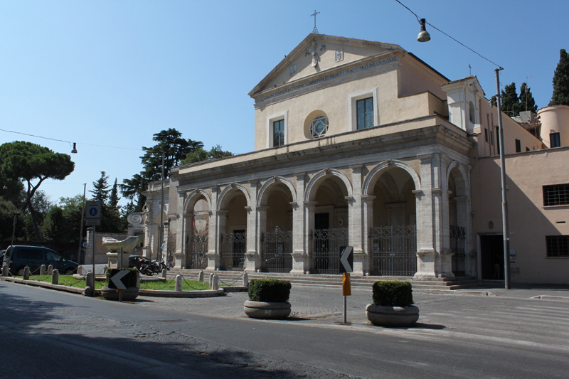 via della Navicella - chiesa di S Maria in Domnica (2)