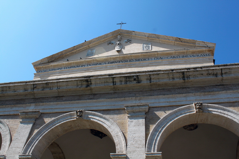 via della Navicella - chiesa di S Maria in Domnica (3)