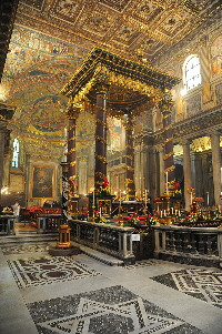 Piazza di S Maria Maggiore - Altare papale