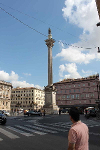 Piazza di S Maria Maggiore - Colonna Massenzio posta da Paolo V - 1605-1621 (2)
