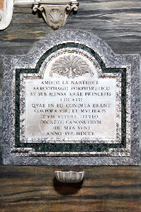 Piazza di S Maria Maggiore - Memoriale per il trasporto delle sepolture ex Battistero - 1750
