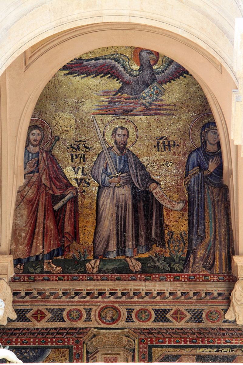 Piazza di S Maria Maggiore - Mosaico del Portico (3)