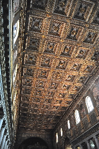 Piazza di S Maria Maggiore - Soffitto navata centralebis