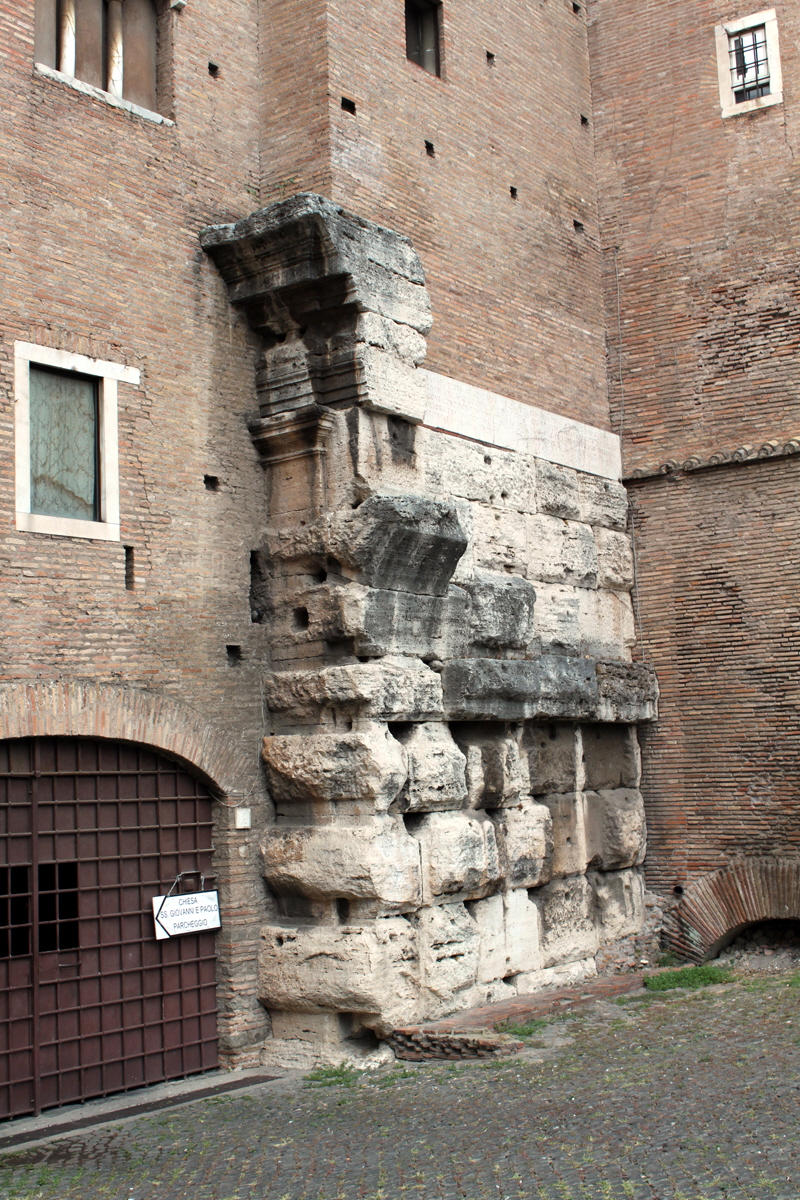 Piazza dei SS Giovanni e Paolo -  Chiesa di S Giovanni e Paolo - Campanile - Base