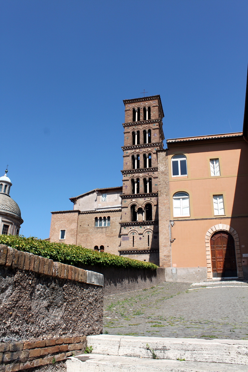 Piazza dei SS Giovanni e Paolo -  Chiesa di S Giovanni e Paolo - campanile