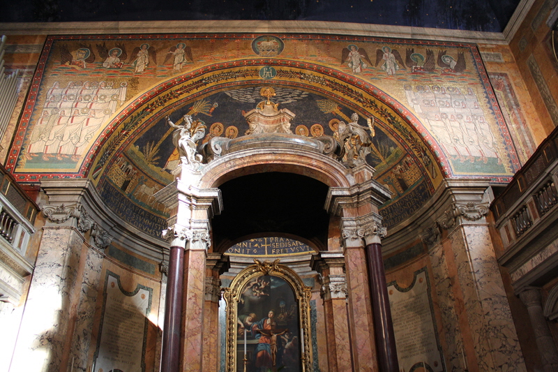 via di S Prassede - Chiesa di S Prassede - Abside (4)