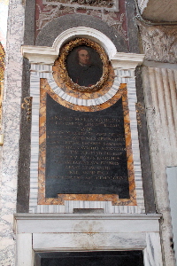 via di S Prassede - Chiesa di S Prassede - Monumento Angelo Mattia Quirino