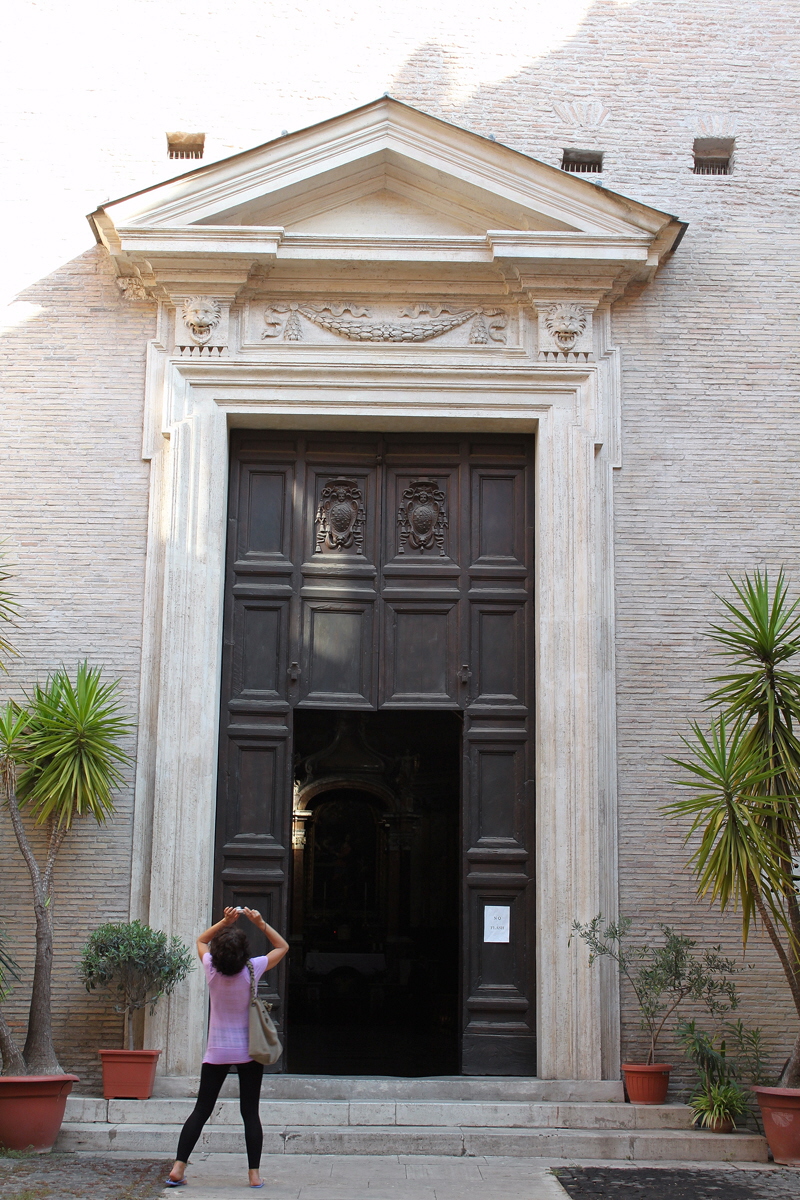 via di S Prassede - Chiesa di S Prassede - Portico (5)