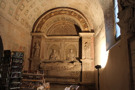 via di S Prassede - Chiesa di S Prassede - Sepolcro del cardinale Alano Coetivy