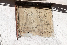Via dei Serpenti n-148 - Palazzo - Lapide (2)