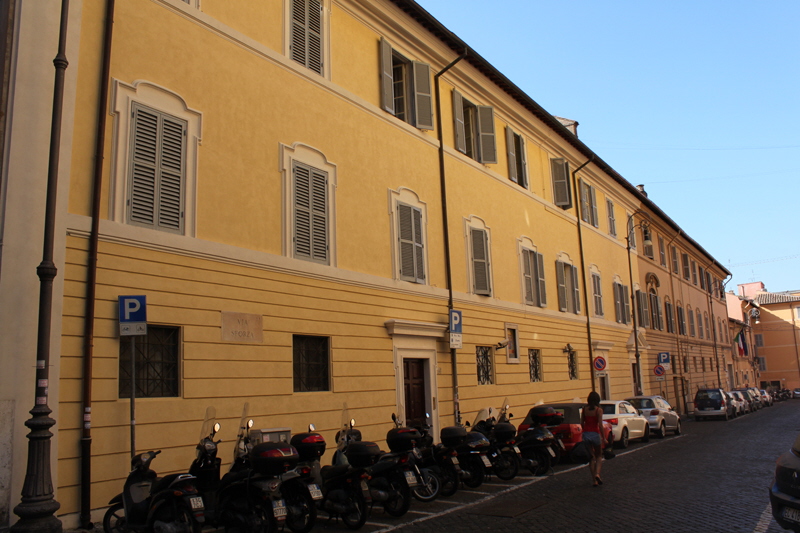 via Sforza - Convento delle povere zitelle di S Filippo Neri
