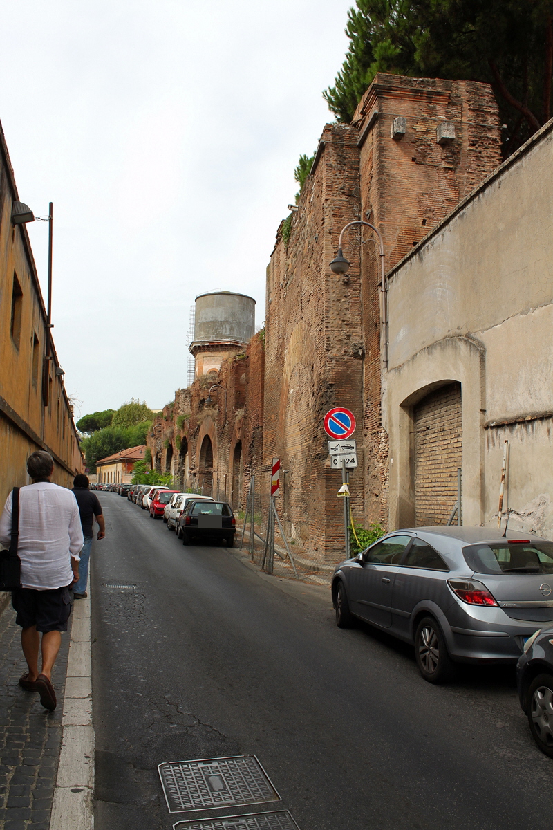 via di S Stefano Rotondo - Acquedotto Claudio