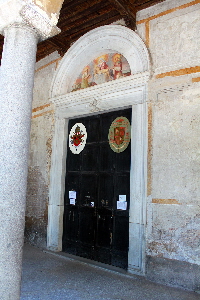 via di S Stefano Rotondo - chiesa di S Stefano Rotondo - Portale