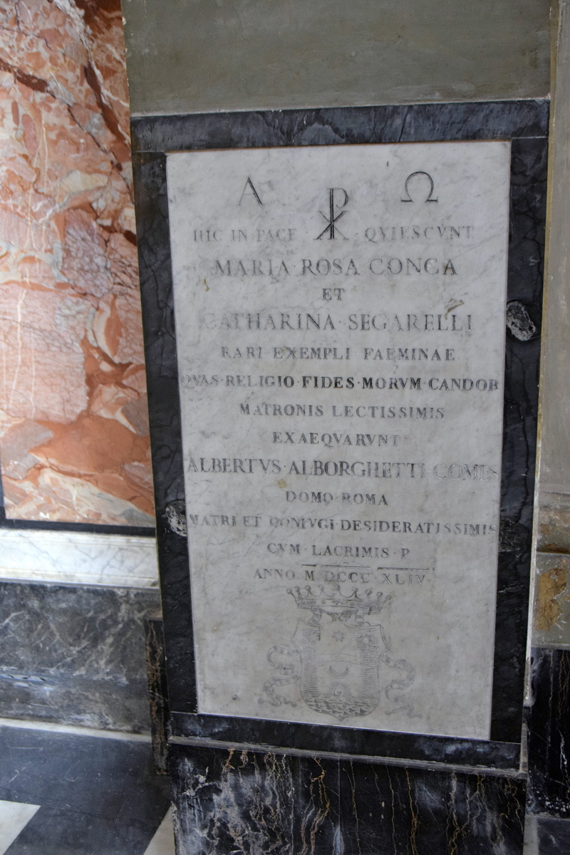 Corso_Vittoio_Emanuele-Chiesa_di_S_Maria_in_Vallicella-Lapide_Maria_Rosa_Conca-1844