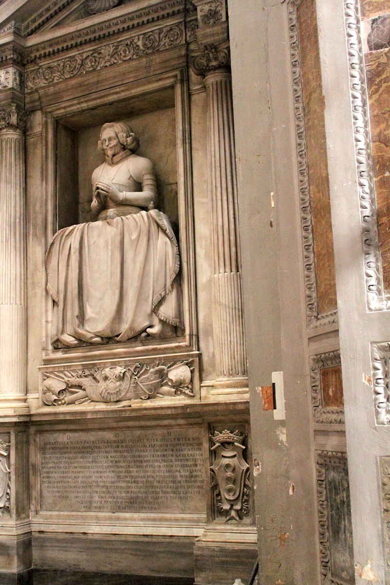 Piazza_della_Minerva-Chiesa_di_S_Maria_sopra_Minerva-Lapide_di_Battista_Naro-1644