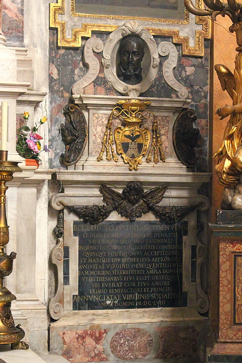 Piazza_della_Minerva-Chiesa_di_S_Maria_sopra_Minerva-Lapide_di_Benedetto_Giustiniani-1658