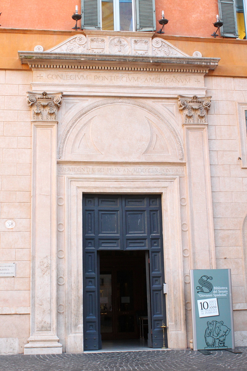 Piazza_della_Minerva-Collegio_pontificio_Americano_del_Sud-Ingresso (4)