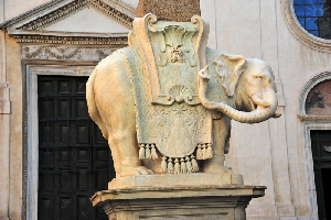 Piazza_della_Minerva-Monumento_Elefante_con_Obelisco-Particolare