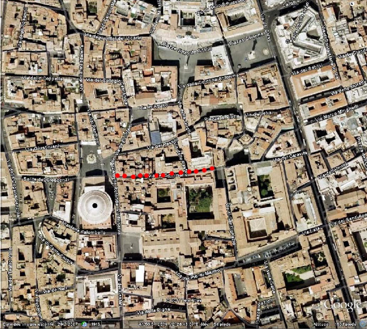 Via del Seminario - Colonna-Pigna