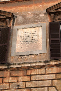 Via dei Giubonari-Palazzo_al_n_113-Lapide_a_Benedetto_Cairoli-1891