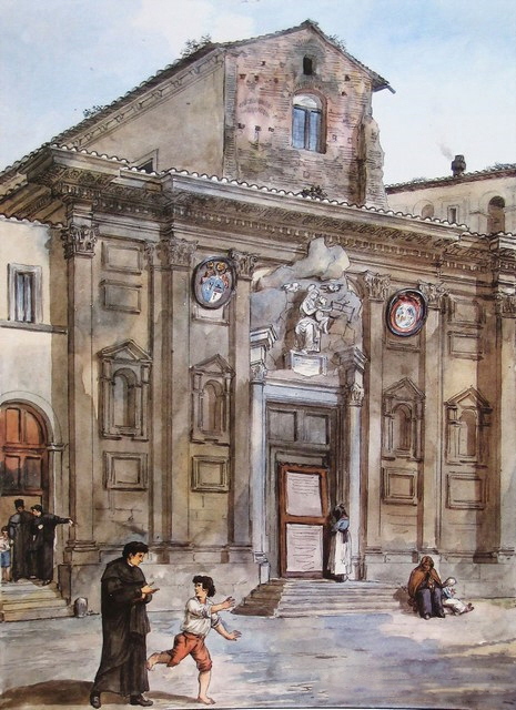 Achille_Pinelli_1834_Santa_Maria_in_Monserrato