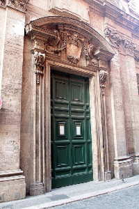 Via_Monserrato-Chiesa_di_S_Girolamo_della_Carita-Ingresso