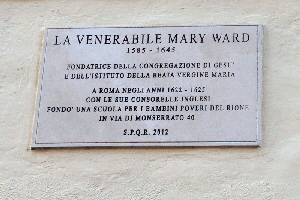 Via_Montoro-Lapide_a_Mary_Ward_al_n_30