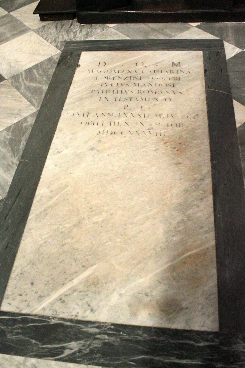 Via_dei_Giubbonari-Chiesa_di_S_Biagio_e_Carlo_ai_Catinari-Lapide_di_Maddalena_Caterna_Lorenzini-1738