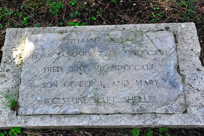 Via_Caio_Cestio-Cimitero_acattolico-Tomba_di_William_Shelley-1819