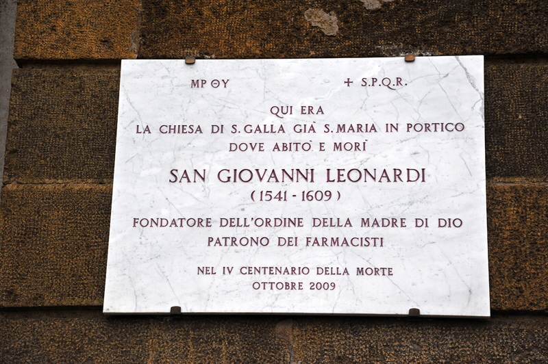 Via_Petroselli_n50-Lapide_ricordo_della_chiesa_di_S_Galla