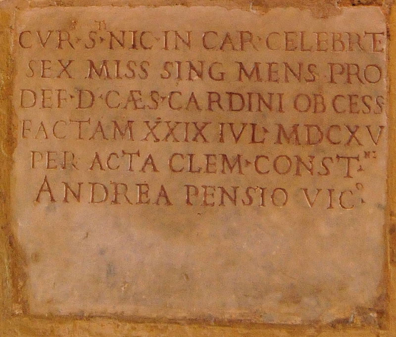 Via_del_Teatro_Marcello-Chiesa_di_S_Nicola_in_Carcere-Lapide_di_Cesare_Gardini-1615